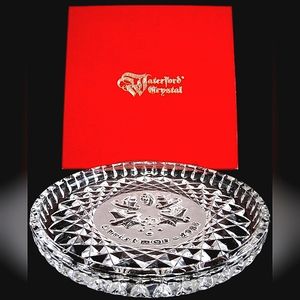 Waterford Crystal 12 Days of Christmas Plate 1988 Collection Five Golden Rings